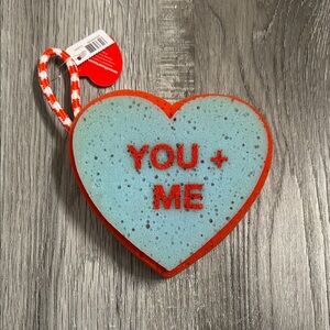 Bath & Body Works X Sweethearts Heart-Shaped 'YOU + ME' Bath Sponge